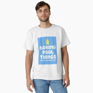 Discover Boring Pool Things Classic T-Shirt