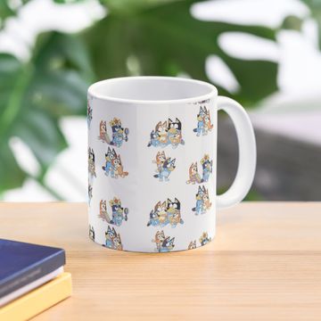 Discover BlueyDad Characters, BlueyDad and Bingo Coffee Mug