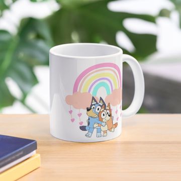 Discover BlueyDad Characters, BlueyDad and Bingo Coffee Mug