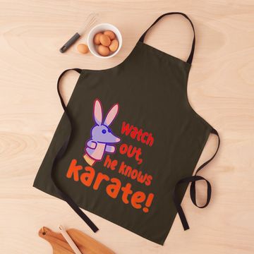 Discover Watch out,he knows karate Apron