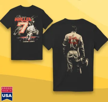 Discover Wallen Western Stock Car Merch T-Shirt, Double Sided, Unisex, Multiple Sizes