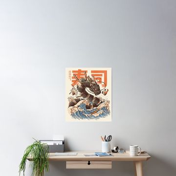 Discover Great Sushi Dragon  Poster