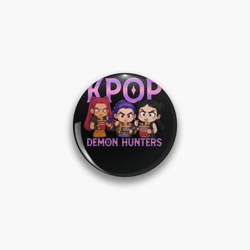 Discover Kpop Demon Hunters Inspired, CHIBI Pin