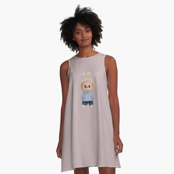 Discover Labubu A-Line Dress, Gift for Her