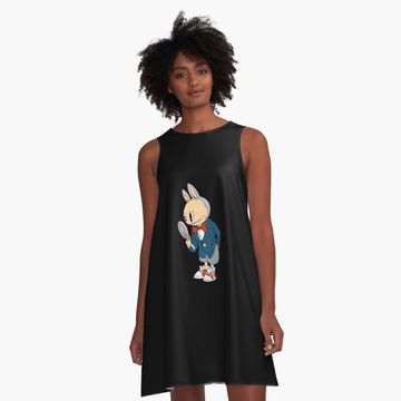 Discover Labubu detective A-Line Dress, Gift for Her