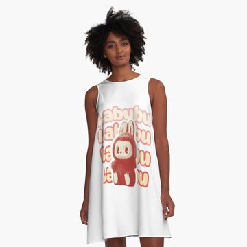 Discover Labubu A-Line Dress, Gift for Her