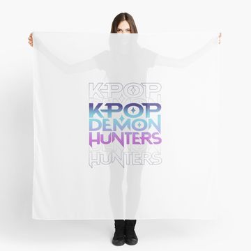 Discover Kpop Demon Hunter Scarf, Gift For Fan, Movie Scarf