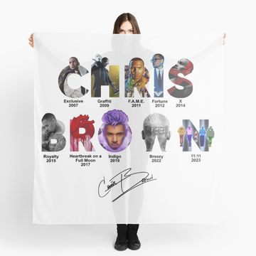 Discover Chris Brown Scarf, Gift For Fan
