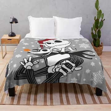 Discover Jack Skellington - Nightmare Before Christmas Throw Blanket