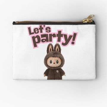 Discover Let's party  labubu cute stickers  Zipper Pouch, Cute Bags Gift, Gift for Fan