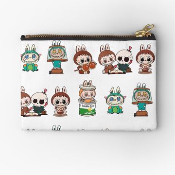 Discover Labubu monsters sticker bundle pack Zipper Pouch, Cute Bags Gift, Gift for Fan