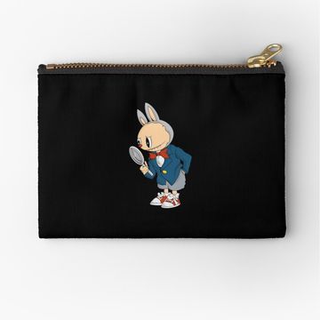 Discover Labubu detective Zipper Pouch, Cute Bags Gift, Gift for Fan