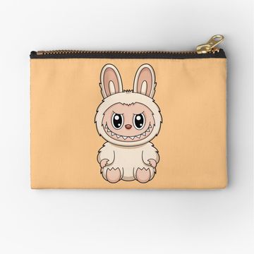 Discover Labubu Soymilk Cute Character Zipper Pouch, Cute Bags Gift, Gift for Fan