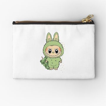 Discover Green Grape Labubu Zipper Pouch, Cute Bags Gift, Gift for Fan