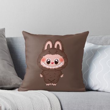 Discover Labubu Chesnut Cocoa Version 2 Pillow, Cute Labubu Pillows Gift, Gift for Fan