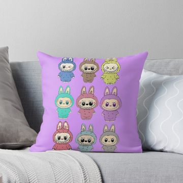 Discover Labubu Pillow, Cute Labubu Pillows Gift, Gift for Fan