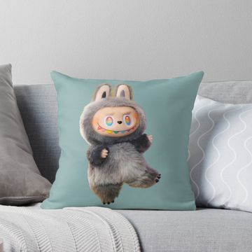 Discover Fluffy Labubu Pillow, Cute Labubu Pillows Gift, Gift for Fan