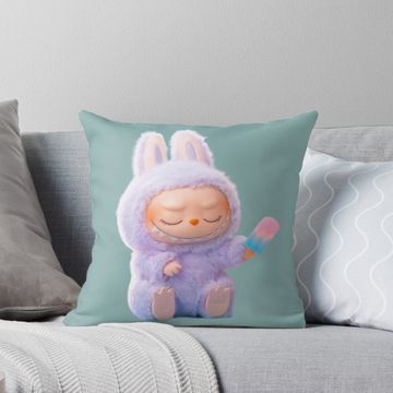 Discover Labubu Ice lolly Pillow, Cute Labubu Pillows Gift, Gift for Fan