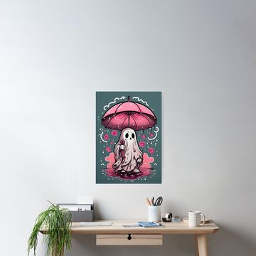 Discover umbrella Halloween love Poster