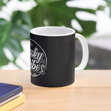 Discover Retro Spooky Vibes Halloween Coffee Mug