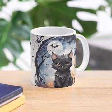 Discover halloween cat cute Coffee Mug