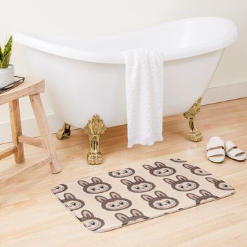 Discover Cute Labubu Bath Mat, For Bathroom, For Kitchen
