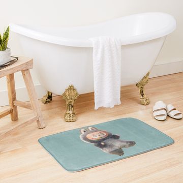 Discover Fluffy Labubu Bath Mat, For Bathroom, For Kitchen