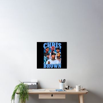 Discover Chris Brown Tour Poster - Music Wall Print for Home