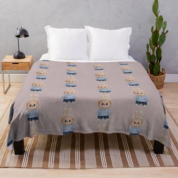 Discover Labubu Throw Blanket, Gift for Kids, Cute Gift