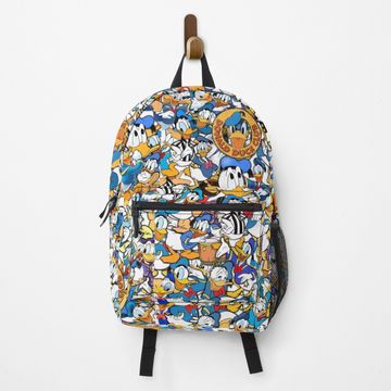 Discover Donald Duck Kids Classic Funny Cartoon Ultimate Super Fine HD Collage Backpack