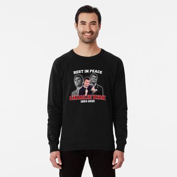 Discover Charlie Kirk Legacy Tribute Sweatshirt – Respectful Graphic Apparel