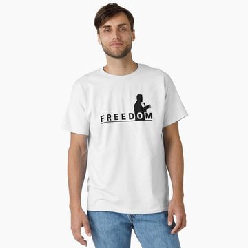 Discover FREEDOM CHARLIE KIRK Classic T-Shirt, Memory Charlie Kirk, Rip Charlie Kirk T shirt