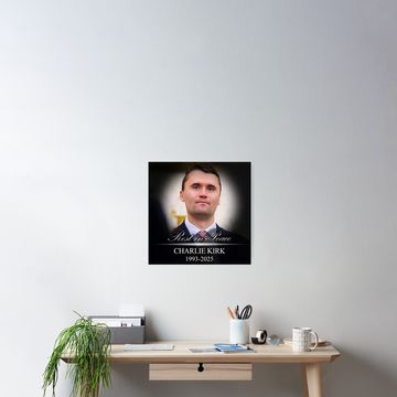 Discover Rest In Peace Charlie Kirk Poster