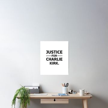 Discover Justice for Charlie Kirk 1993-2025 Poster