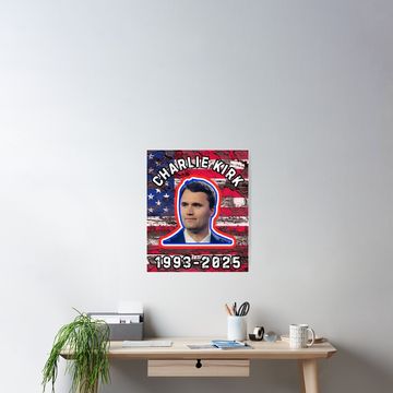 Discover Rest In Peace Charlie Kirk Poster