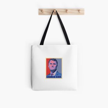 Discover Rest In Peace Charlie Kirk Tote Bag