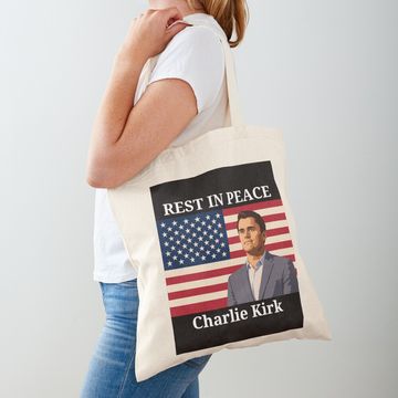 Discover Charlie Kirk RIP Tote Bag