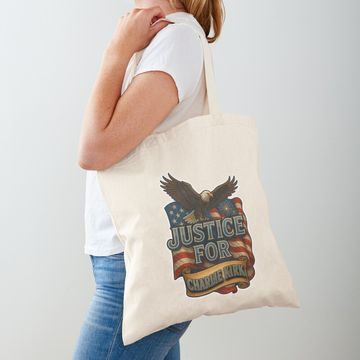 Discover Justice For Charlie Kirk Tote Bag