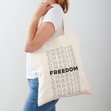 Discover Charlie Kirk FREEDOM Tote Bag