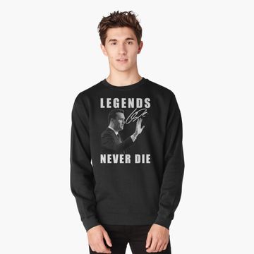 Discover Legends Never Die Charlie Kirk Signature Pullover Sweatshirt