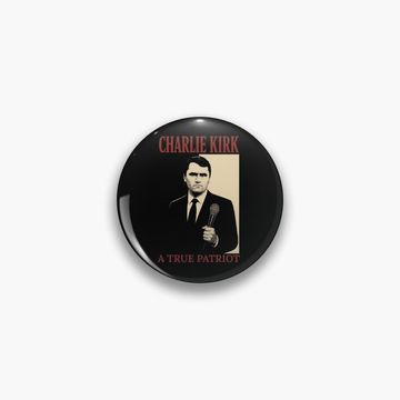 Discover Charlie Kirk A True Patriot Pin