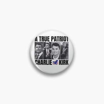 Discover Charlie Kirk A True Patriot Pin