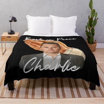 Discover Rest in Peace Charlie Kirk Blanket