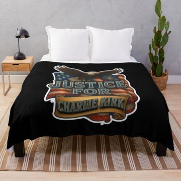 Discover Justice For Charlie Kirk Blanket