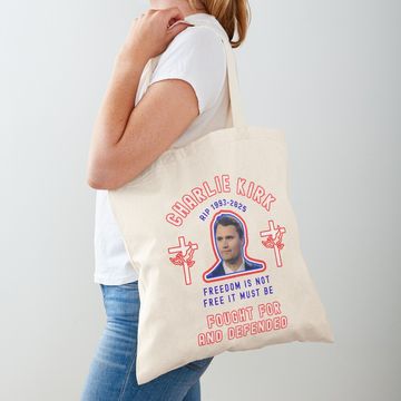 Discover Charlie Kirk  Tote Bag