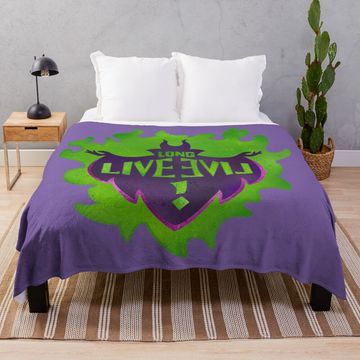Discover Maleficent Mal Descendants Soft Warm Throw Blanket for Couch and Bed