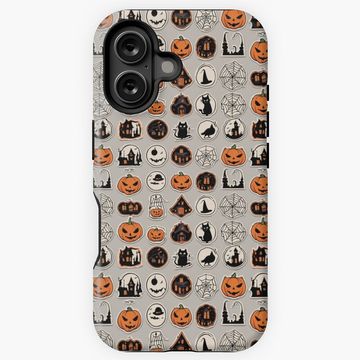 Discover Halloween Pattern iPhone Case