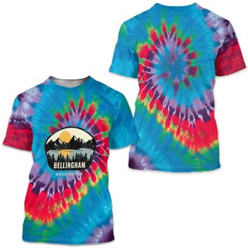 Discover Bellingham Washington Wa Vacation Tie Dye T Shirts