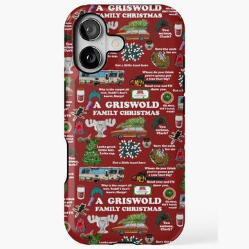 Discover Christmas Vacation Collage iPhone Case