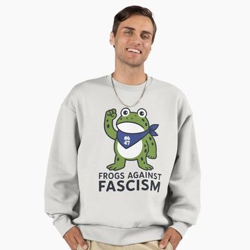 Discover Portland-Frog Sweatshirt, Portland Frog Activist Sweatshirt, No Kings Day Design